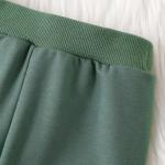 2pcs/set Toddler Kids Pajamas Set I Love My Family Printed Long Sleeve Spring Casual Lightweight Home Clothes