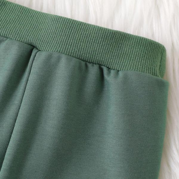 2pcs/set Toddler Kids Pajamas Set I Love My Family Printed Long Sleeve Spring Casual Lightweight Home Clothes