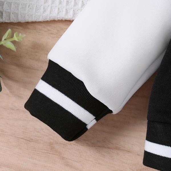 2Pieces Toddler Boys' Clothing Set Comfortable and Practical Printed Design Long Sleeve Jacket and Long Pants Heavy Fabric