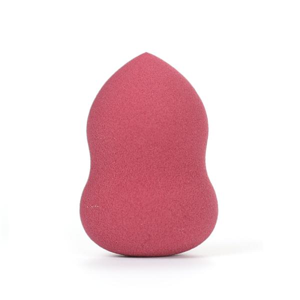 Luxury makeup sponge set in flower-decorated glass containers