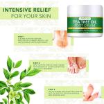LANEMAY Tea Tree Oil Foot Cream for Dry, Cracked, and Rough Skin