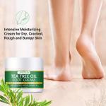 LANEMAY Tea Tree Oil Foot Cream for Dry, Cracked, and Rough Skin