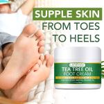 LANEMAY Tea Tree Oil Foot Cream for Dry, Cracked, and Rough Skin
