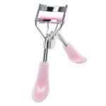 This eyelash curler features a modern design and a handle decorated with a white butterfly. Designed to give you a natural, luscious look without pulling or breaking your lashes.