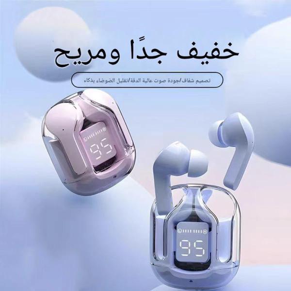 Wireless Bluetooth Headphones with Clear Stereo Sound, Digital Battery Display for All Smartphones New