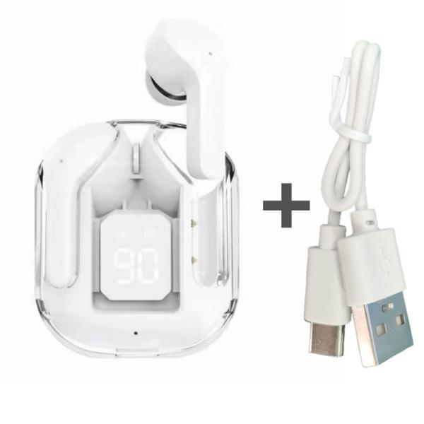 Wireless Bluetooth Headphones with Clear Stereo Sound, Digital Battery Display for All Smartphones New