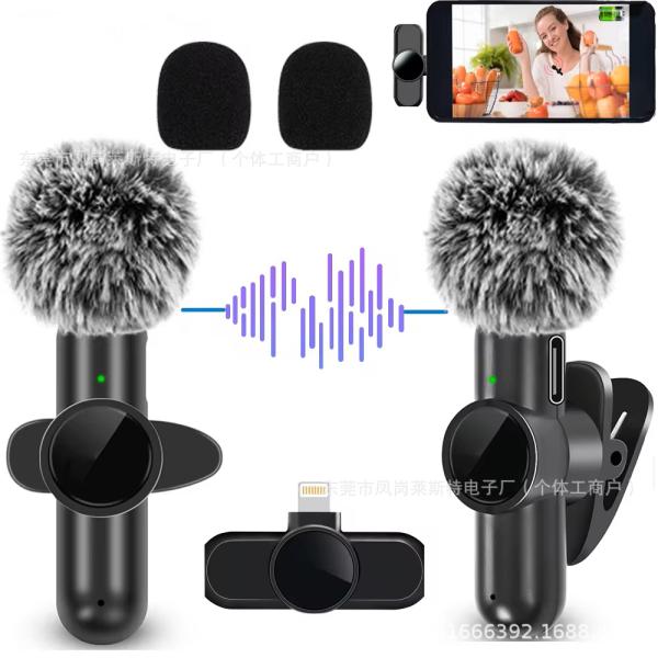 Professional wireless microphones for clear recording wherever you are