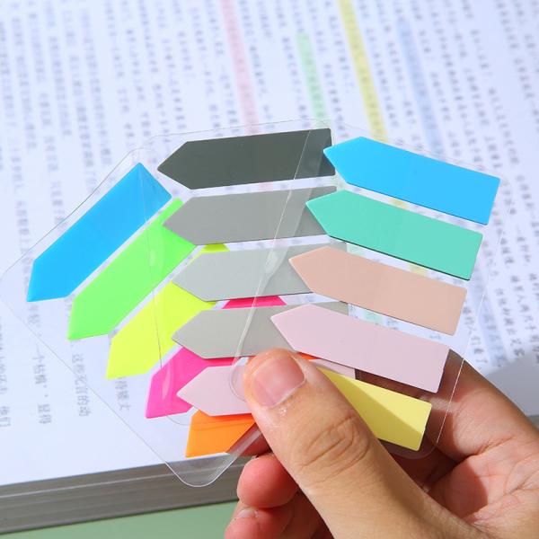 Arrow-shaped sticky tabs to organize your studies smartly and stylishly.