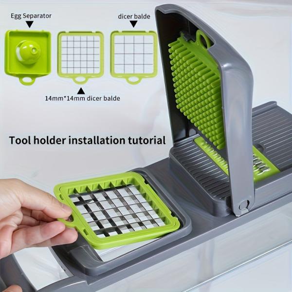 Multifunctional vegetable cutter for faster and easier preparation