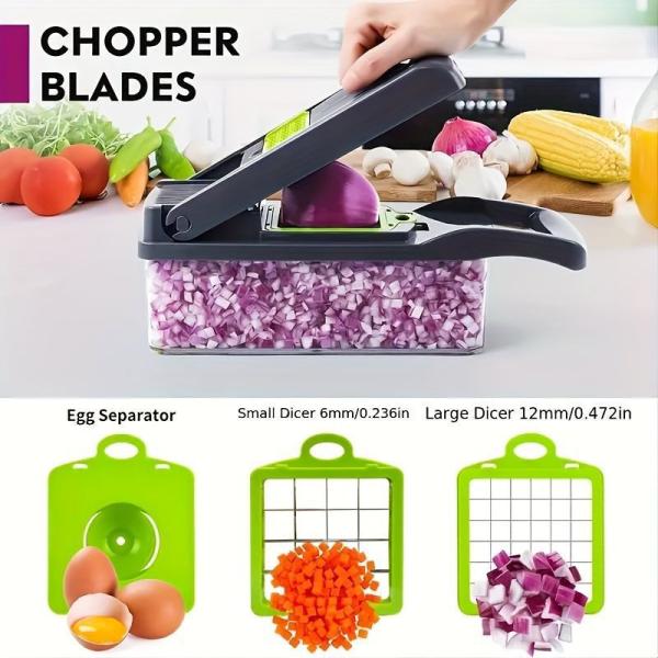 Multifunctional vegetable cutter for faster and easier preparation