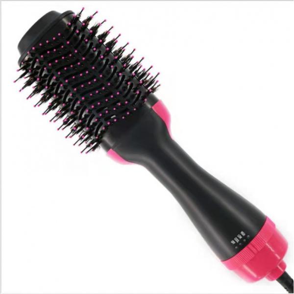 Stylish hot air comb with a modern design. Combine drying and styling in one step.