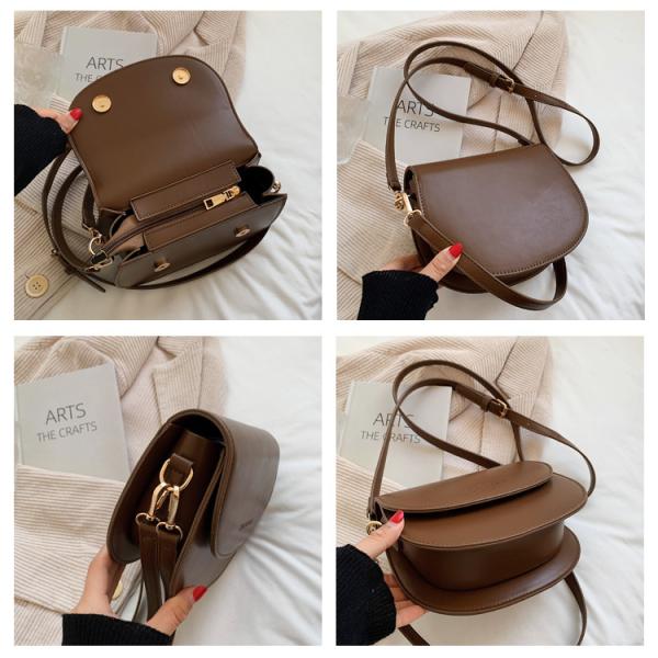 Genuine leather crossbody bag, practical elegance with a classic design