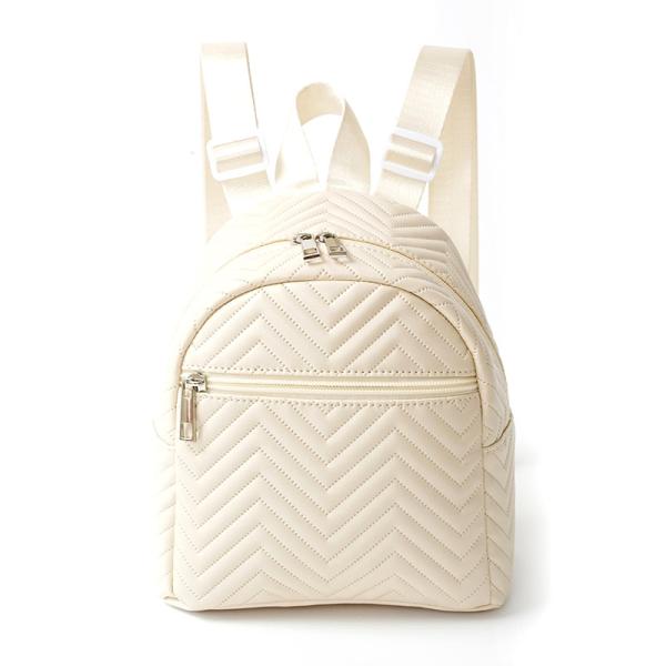 Chevron Quilted Backpack Practical for every day. Comes in a pattern.