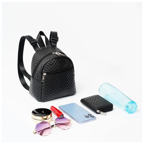 Chevron Quilted Backpack Practical for every day. Comes in a pattern.