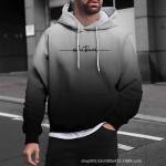black and gray hoodie that reflects your personality. Express your mood and style with this hoodie.