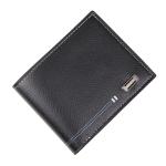 Dark leather wallet with a classic, elegant style