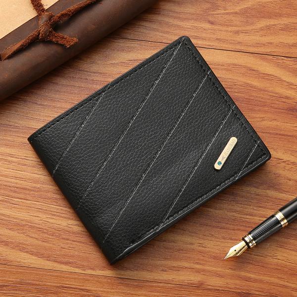 Luxury leather wallet with an elegant and modern design