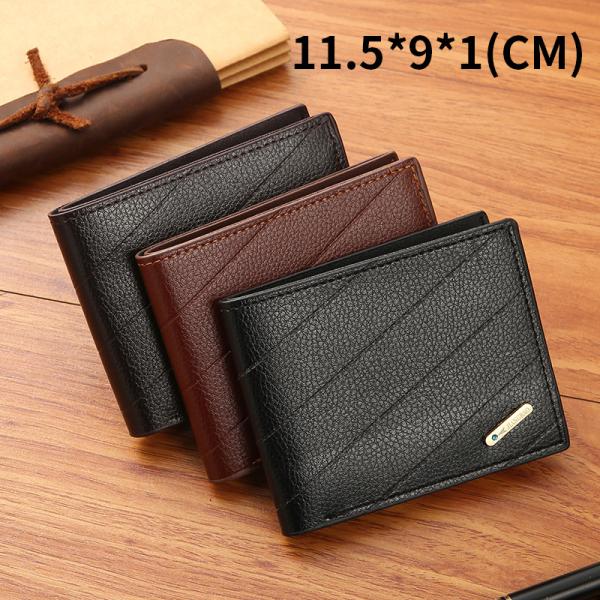 Luxury leather wallet with an elegant and modern design