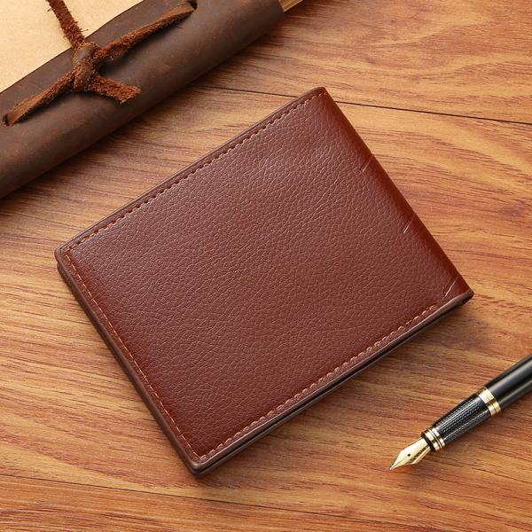 Luxury leather wallet with an elegant and modern design