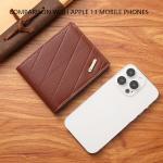 Luxury leather wallet with an elegant and modern design