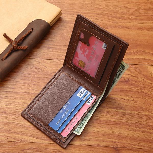 Luxury leather wallet with an elegant and modern design