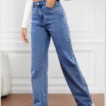 Wide-leg jeans with a modern twist