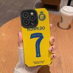 Cristiano Ronaldo T-shirt mobile cover with Al-Nassr Club, an iconic design for fans of the legend.