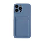 Dual-color silicone phone case, stylish protection with practical card pocket