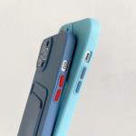 Dual-color silicone phone case, stylish protection with practical card pocket