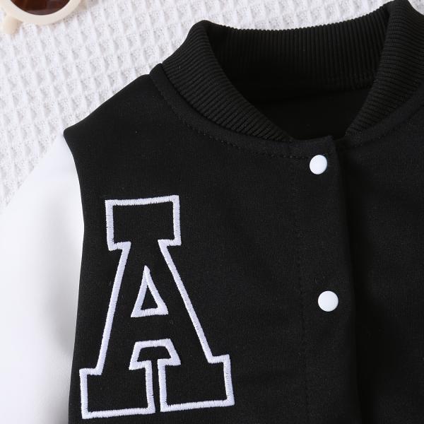 2Pieces Toddler Boys' Clothing Set Comfortable and Practical Printed Design Long Sleeve Jacket and Long Pants Heavy Fabric