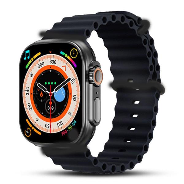 Multifunctional smart watch supports notification alerts, wireless calling, alarm, multi-sport fitness monitor, weather forecast, compatible with Android and iOS, stylish design