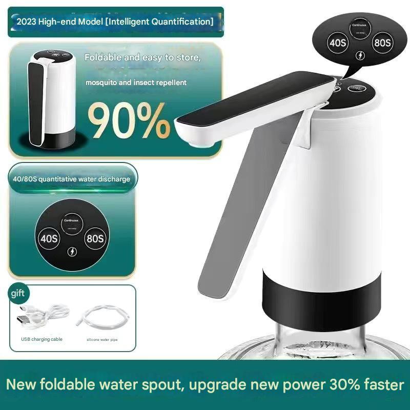 Transparent foldable automatic water pump