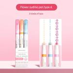 Set of 6 decorative highlighters because every line deserves to be art