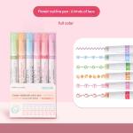Set of 6 decorative highlighters because every line deserves to be art
