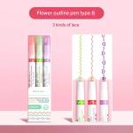 Set of 6 decorative highlighters because every line deserves to be art