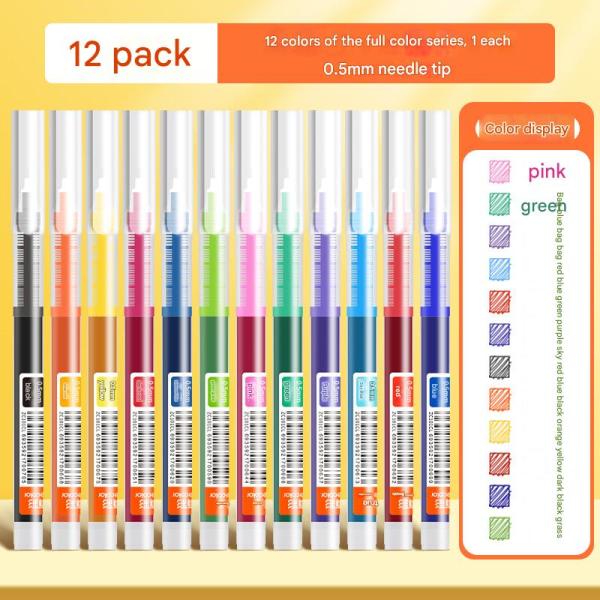 Fineliner Color Pen Set 12 Colors for Limitless Creativity 0.5mm