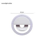 Selfie Light for Phone, Laptop, Tablets, Photography and Video, Rechargeable Ring Light Mounted and Portable Fill Light Suitable for Selfie and Live Streaming