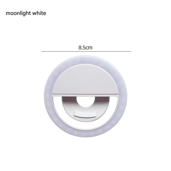Selfie Light for Phone, Laptop, Tablets, Photography and Video, Rechargeable Ring Light Mounted and Portable Fill Light Suitable for Selfie and Live Streaming