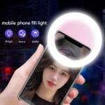 Selfie Light for Phone, Laptop, Tablets, Photography and Video, Rechargeable Ring Light Mounted and Portable Fill Light Suitable for Selfie and Live Streaming