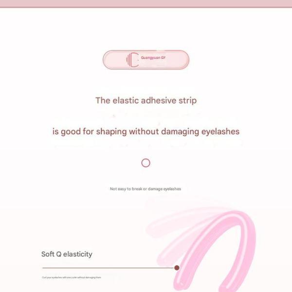 This eyelash curler features a modern design and a handle decorated with a white butterfly. Designed to give you a natural, luscious look without pulling or breaking your lashes.