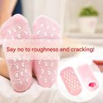 Moisturizing Rose Foot and Hand Mask, Gel Treatment for Exfoliation and Hydration