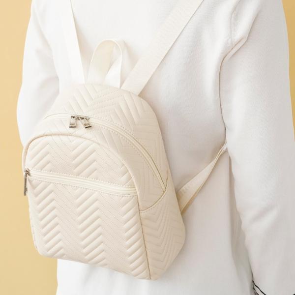 Chevron Quilted Backpack Practical for every day. Comes in a pattern.