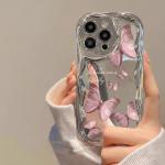 Butterfly Design Transparent Phone Cover: Elegance at its finest
