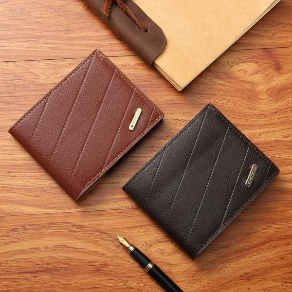 Luxury leather wallet with an elegant and modern design