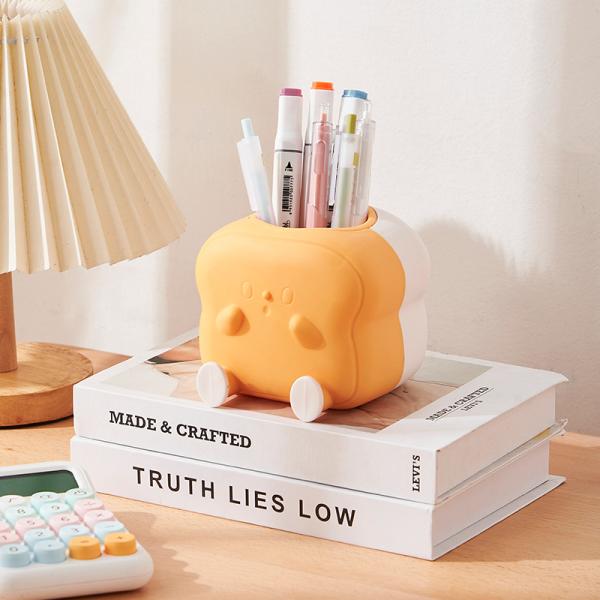 Broken Egg Shaped Storage Pen Holder Cute Cartoon Pen Holder Fun Organization for Your Desk Turn your desk into a lively and fun space