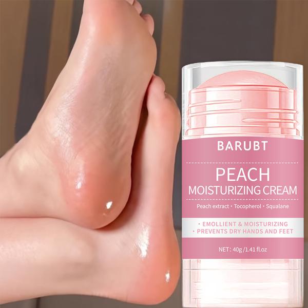 BARUBT Plum Foot Cream 40g, Suitable for dry and cracked feet, Moisturizes dry feet, Prevents cracked feet, Makes feet soft and smooth, Nourishing feet