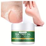LANEMAY Tea Tree Oil Foot Cream for Dry, Cracked, and Rough Skin