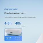 Mini headphones with 3D stereo sound and high quality sound for calls, designed for smartphone games and Android and iOS devices